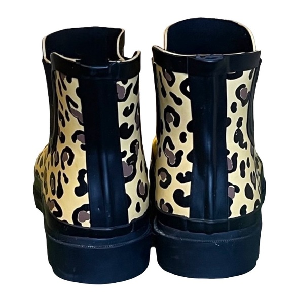 Women’s Leopard Print Rain Boots - Size 10 - Picture 7 of 9